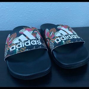 Adidas Floral Slides